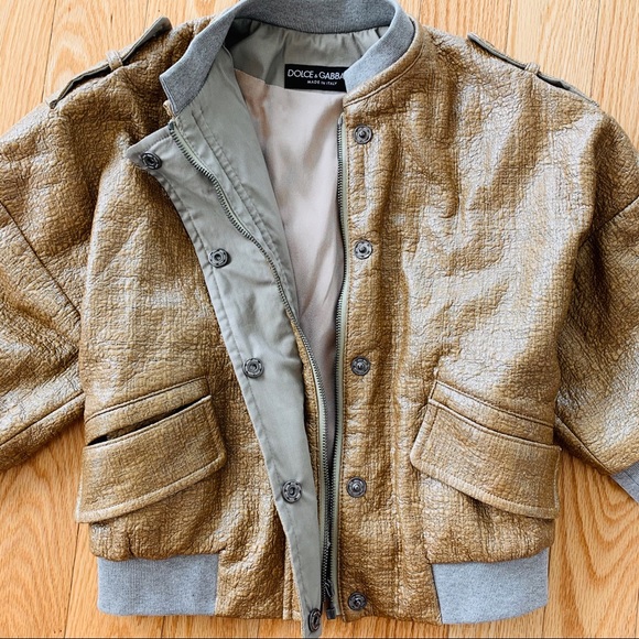 DOLCE & GABBANA Cropped Bomber Jacket - Picture 7 of 7